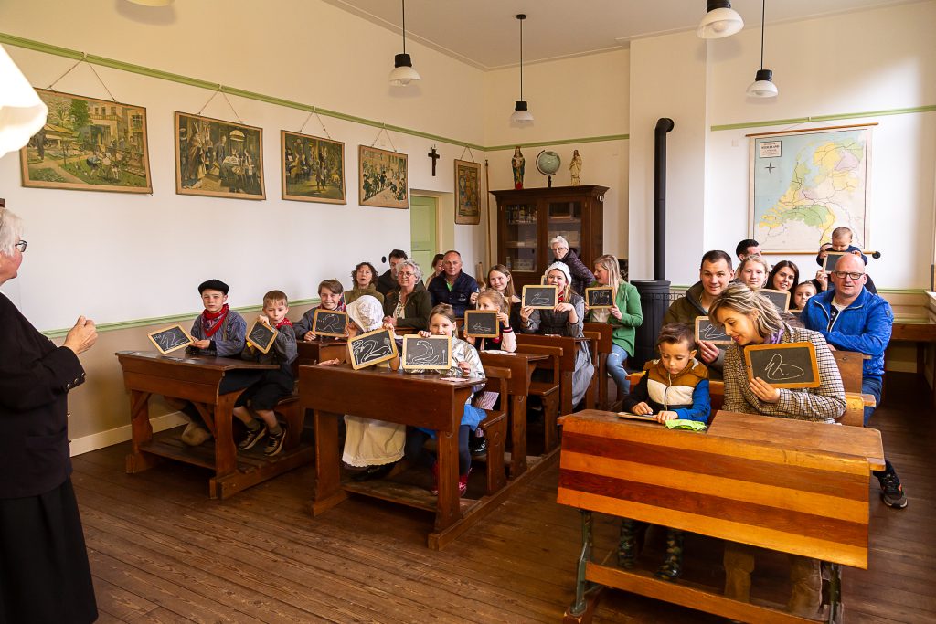 schooldag in het boerenbondsmuseum